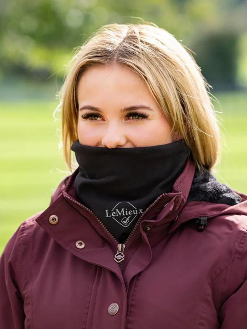 LeMieux Stretch Snood in Black-1